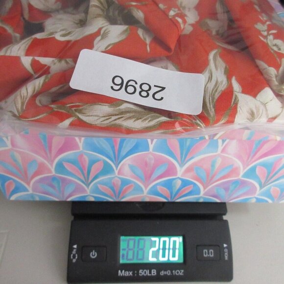 Christy Lynn Claude Silk Floral Midi Dress Cowl Neck Ruched Side Slit Red M 200 - Picture 12 of 12